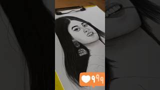 I found beautiful girl sketch video 📹#girlpencilsketch #shortfeed #viralvideo #girlsketch