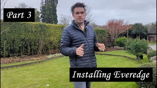 Part 3 New Tropical style UK front garden - Installing Everedge & moving some plants