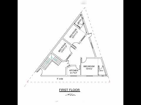 How to Design Irregular plot design #How to proper measure irregular plot #Irregularplots