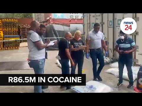 WATCH | Durban’s massive cocaine burst: R86.5m worth of drugs found in bean shipment from Brazil