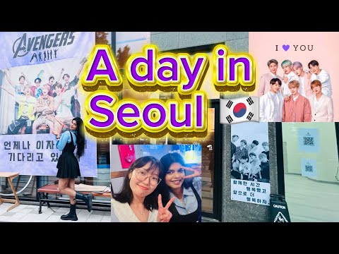 A day in Seoul 🇰🇷| friend meeting | hybe visit