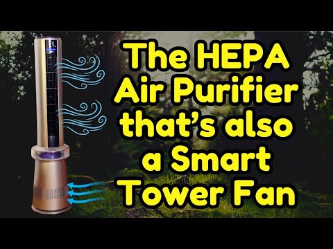 Cool off with Clean Air: The Dreo 45" 2-in-1 Air Purifier Tower Fan