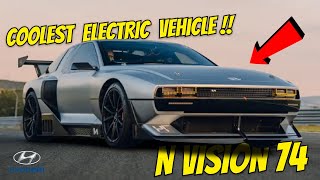 The Coolest hydrogen hybrid Super Car Ever || Hyundai N Vision 74 🔥🔥 #nvision74