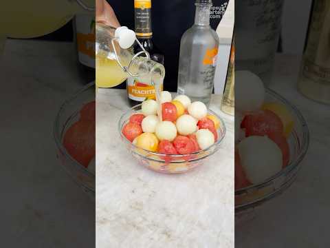 Drunken Melon Balls