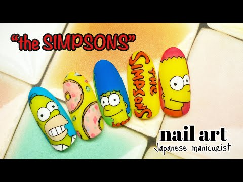 【Nail】the SIMPSONS nail art /シンプソンズネイルアート