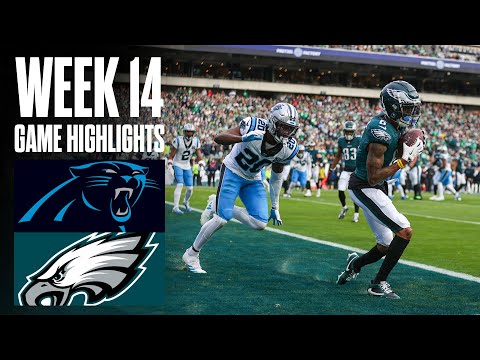 Panthers vs Eagles | Week 14 Highlights