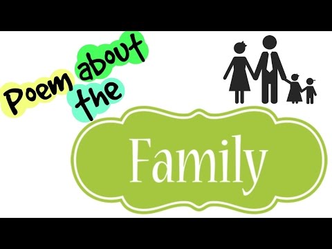 Family Poem | Social Studies for Kids | Kindergarten - Grade 2