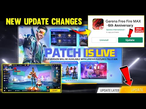 How to Update Free Fire | Ob40 Update New Changes | Free fire new update | New settings in free fire