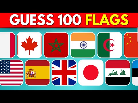 Guess the Country by the Flag Quiz 🌎 | Can You Guess 100 Flags?