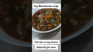 #shortsvideo #shortsviral #vegmanchurian #vegcurryrecipe #recipeideas #vegmanchuriangravy