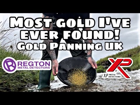 The most Gold I’ve found Prospecting so far Scotland Gold Panning UK