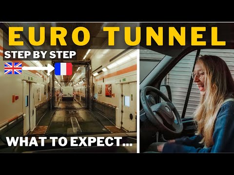 The Euro Tunnel | Step By Step Drive Through | WHAT TO EXPECT...