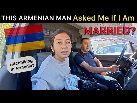 Solo Indian Girl HITCHHIKING in Remotest Part of ARMENIA 🇦🇲 | how safe?