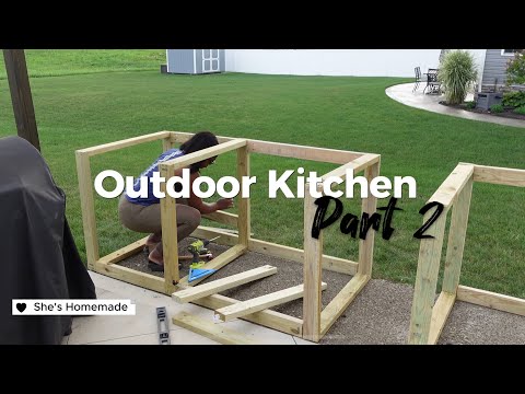 DIY Outdoor Kitchen Pt  2