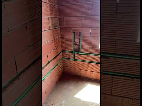 Chasing pipework in walls | Best Chase cutting of Plumbing design #shorts  #plumbing #engineering