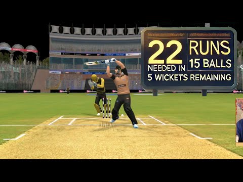 Almost Impossible : The most EPIC FAIL in run chase - Real cricket swipe RCPL IPL Gameplay