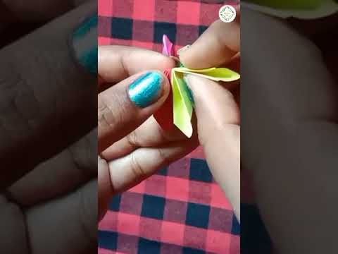 Paper bracelet craft | kids craft | paper flower |Online Art | #shorts #bracelet #paperjewellery