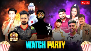 WATCH PARTY - TEAM HARYANA K SHERRRRR AAJ HAI DECIDER DAY  #tournament  #totalgaming