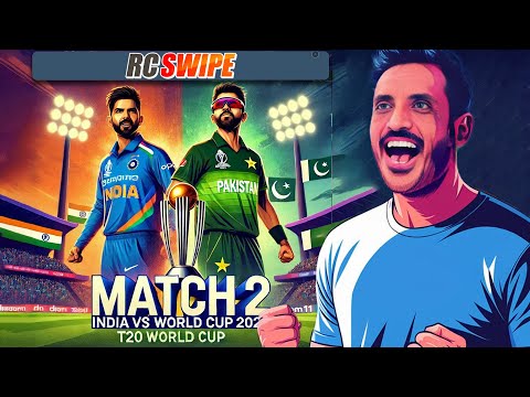 India vs Pakistan 2025 - ICC Cricket World Cup 2024 - Real Cricket Swipe Worldcup Live Stream