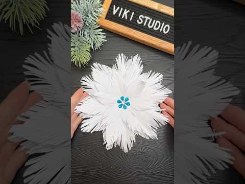 Amazing Snowflake! ❄️😱 Christmas Decorations 2024 #shorts