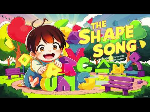 The Shape Song: Kids' Delight! 🎵🎈📚 Explore a Magical Anime Adventure of Learning and Fun! 🎶