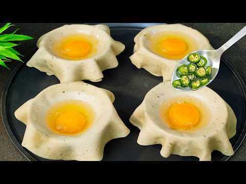 सोचा नहीं था की कटोरी में अंडो को ऐसे डालूंगा तो ऐसा कुछ बन जायेगा | Mughali Egg PARATHA -New Recipe