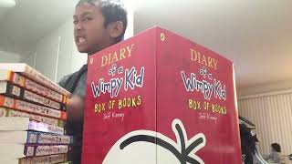 Part 2 I got three Diary of a Wimpy Kid books