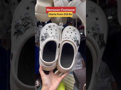 Monsoon Footwear Starts From 250 Rs #shorts #footwear #monsoon #youtubeshorts