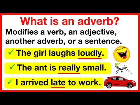 ADVERBS 🤔 | What is an adverb? | Learn with examples | Parts of speech 4