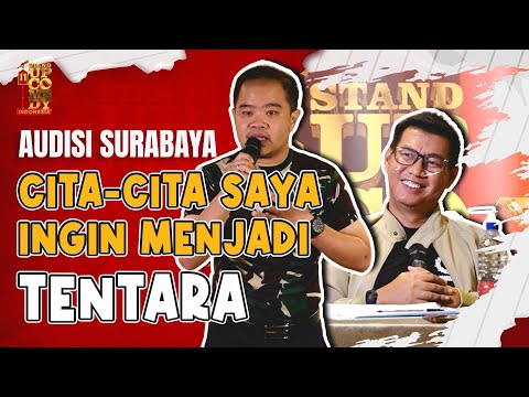 Stand Up Andi soal Cita-cita Ingin menjadi Tentara dan Selalu Dijegal | SUCI 11 Audisi Surabaya