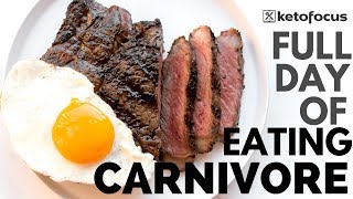 CARNIVORE DIET RECIPES | Full Day of Eating Carnivore Diet | EAT KETO CARNIVORE WITH ME