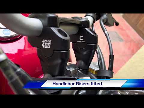 Speed 400 Handlebar risers | #triumph #speed400 #pune #ytshorts #bikeshorts #biker #rider #india #yt