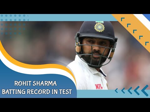 Rohit Sharma batting record in test career || #rohitsharma  #india #wtcfinal #rohit #test