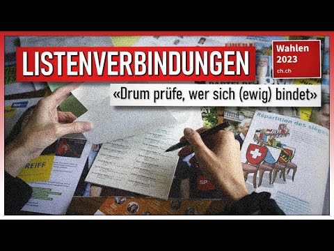 Listenverbindungen | Die Schweiz wählt! [22. Oktober 2023]