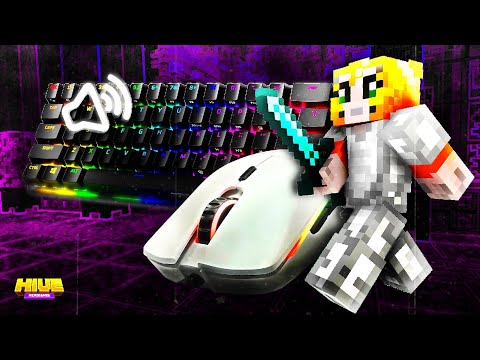 (360fps) Keyboard And Mouse sounds - Hive Bedwars squads