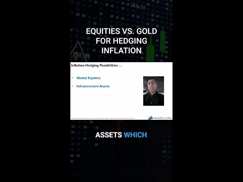 Equities vs. Gold for hedging inflation #shorts