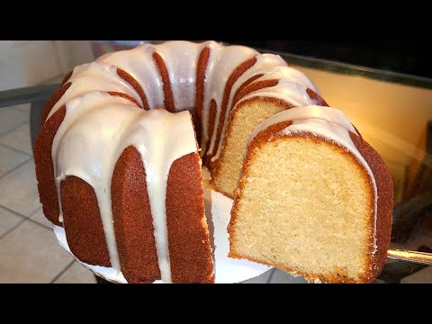 Maple Brown Sugar Pound Cake