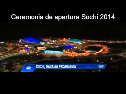 Ceremonia de apertura Sochi 2014