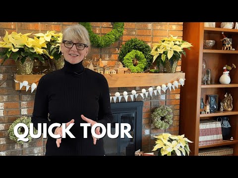 Christmas Decor Tour - Handmade Cards and Gingerbread Disaster