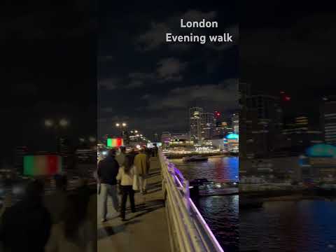 London evening walk 🇬🇧 #vlog #london #londonnightwalk