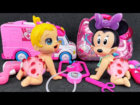 Live Mickey ASMR🥰Zufriedenstellende Auspacken des Minnie Mouse & Alive Arztspielzeugset,Disney Toys