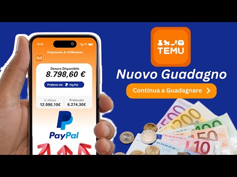 Sblocca (€1,000+) Cash su Paypal GRATIS con Temu 🤑 Nuovo Metodo 2025!