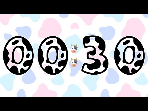 30 Second Pastel Cow Themed Timer