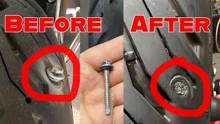 Nailed it! DIY kit Tyre Puncture Fix