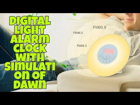 Digital Alarm Clock, Table LED Lamp, Alarm, Clock Table FM Radio