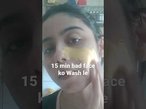 Alps goodness ubtan &alpha arbutin radiance mask#shorts #shortsindia #youtubeshorts #skincare