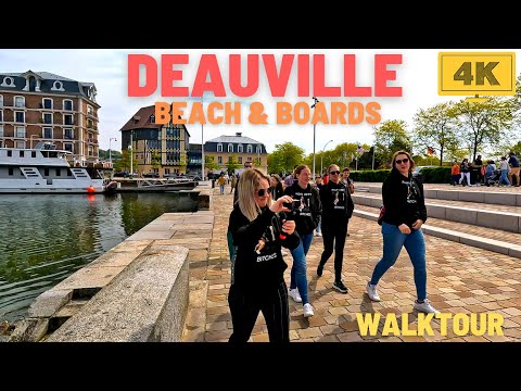 DEAUVILLE Normandy Tour, Beach Boardwalk and Marina in June 2023