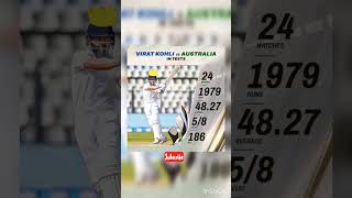 Virat Kohli vs Australia in Test #wtcfinal #indvsaus2023 #viratkohli