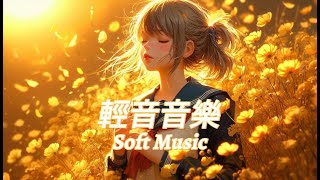 [輕音音樂]:鋼琴與豎琴🎵柔和旋律，放鬆與舒緩壓力的輕音音樂🎶 #鋼琴輕音樂 #抒情音樂，#舒緩音樂 #平靜音樂 #輕音樂  #鋼琴音樂 #放鬆鋼琴音樂