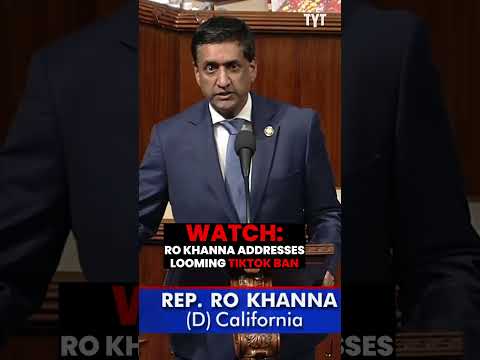 Ro Khanna Calls On White House To PREVENT TikTok Ban